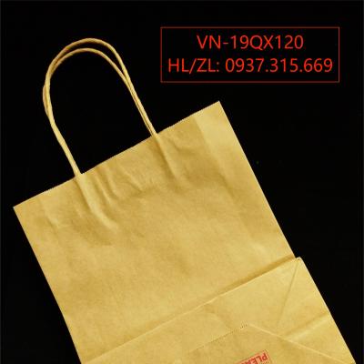 Túi Giấy Kraft Đựng Bánh Mang Đi Có Quai Xách
